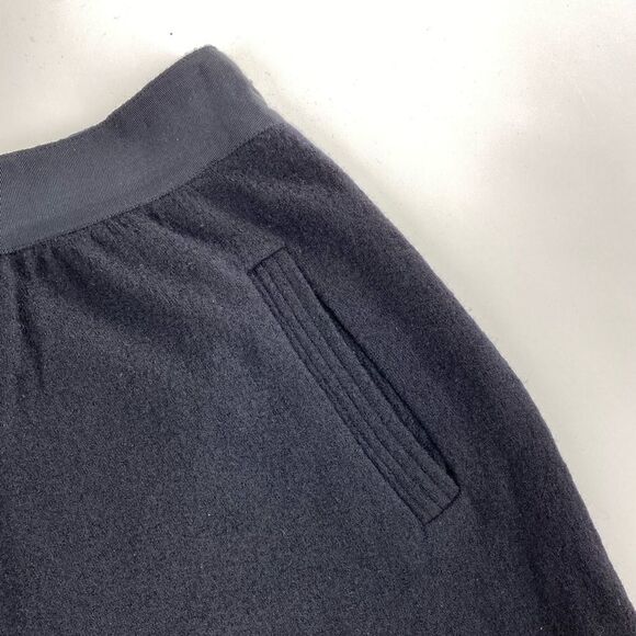 Anthropologie Knitted and knotted black wool mini skirt 6 - Picture 3 of 11